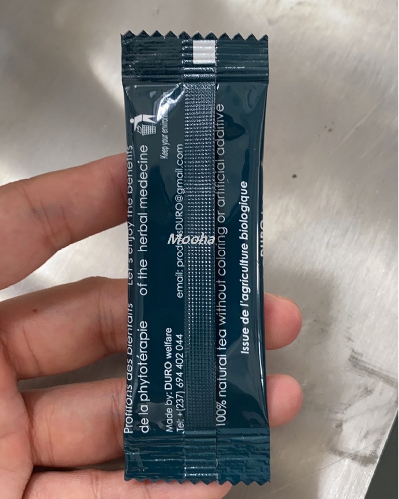 2 MH-300P powder VFFS sample Muestra VFFS en polvo de 2 MH-300P