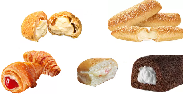 bread filling machine máquina llenadora de pan