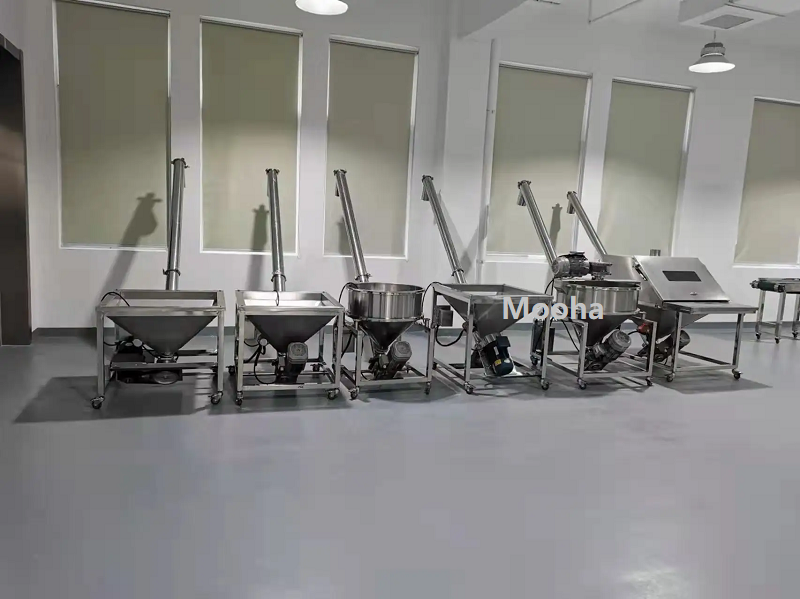 50kg powder filling feeder Alimentador de llenado de polvo de 50 kg.