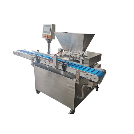 Máquina automática de llenado de mermelada de Chocolate y Croissant, inyector de relleno de pan, inyector de llenado de mermelada de aperitivos de panadería