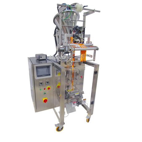 Máquina automática de envasado de polvo, máquina envasadora de bolsas de bolsitas de café en polvo y alimentos, envasadora de bolsas con palo de sellado trasero