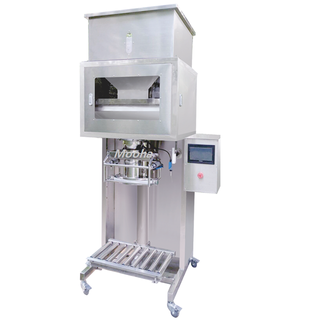 Máquina de llenado de gránulos de 50 kg Máquina de ensacado de gránulos de arroz semiautomática de 500 g ~ 50 kg