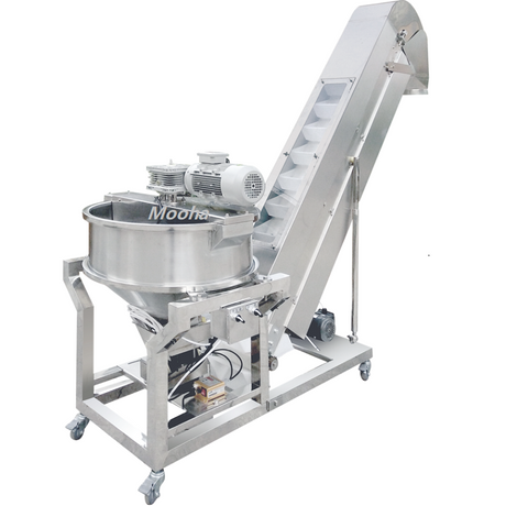 Máquina de alimentación del gránulo de 1~3 toneladas por hora con el alimentador suave del cubo del gránulo del azúcar del grano de mezcla de 1900m m