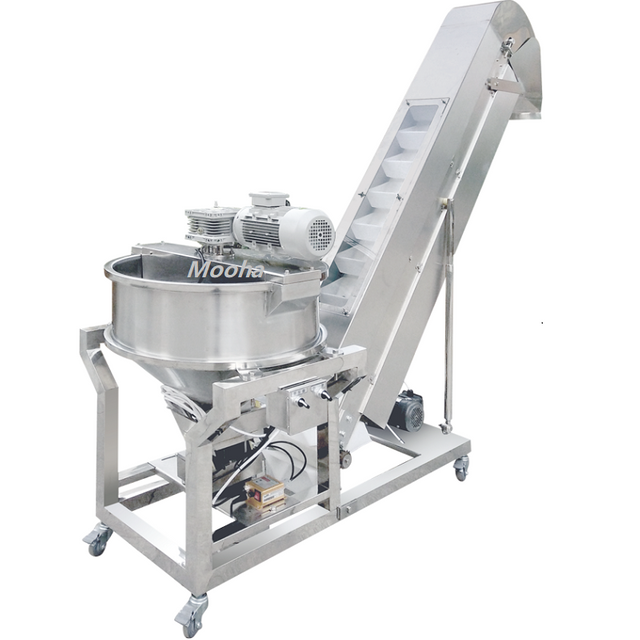 Máquina de alimentación del gránulo de 1~3 toneladas por hora con el alimentador suave del cubo del gránulo del azúcar del grano de mezcla de 1900m m