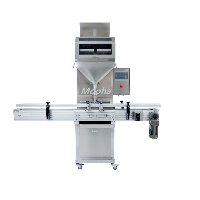 Máquina enlatadora de gránulos de un solo cabezal de 50 g ~ 3000 g (personalización para cabezales de llenado de 2/3/4)