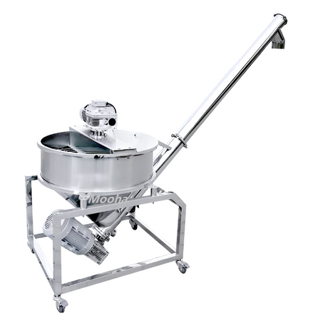 Alimentador automático de polvo de tornillo con máquina de alimentación de polvo alimentador de polvo de barrena de mezcla