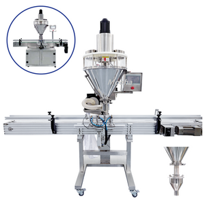 Máquina llenadora de botellas de polvo de 2 ~ 5000g, llenadora de barrena de tornillo, máquina de enlatado de polvo picante, máquina llenadora de botellas de sal